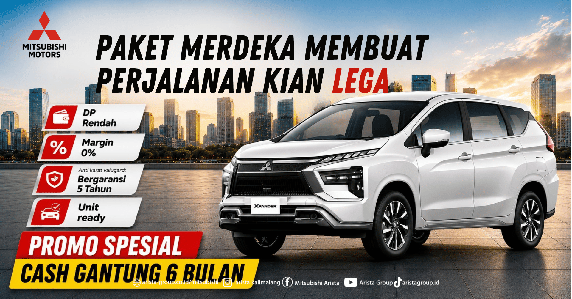 Promo ADS Mitsubishi Xpander 2026 - Website Aceh